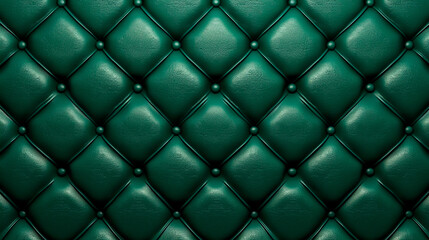 Fototapeta na wymiar green leather upholstery pattern. Generative Ai. 