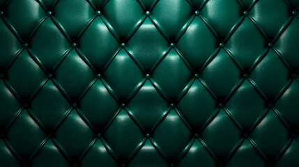 green leather texture. Generative Ai. 