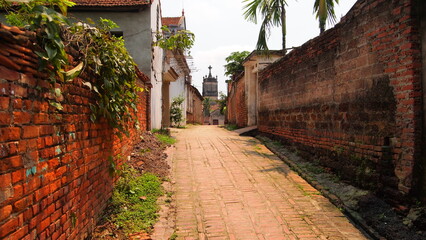 Ancient Vietnamese village outside of Hanoi