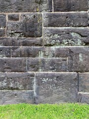 Stone Wall with Weathering, backdrop or background