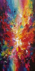 Obraz na płótnie Canvas Abstract background with splashes