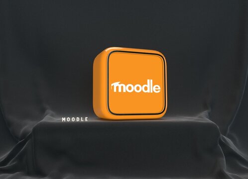 moodle, It is a visual design. - Social Media Background Design