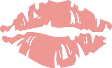 Lipstick Kiss Print