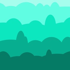 Obraz premium Abstract green gradient background