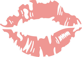 Lipstick Kiss Print