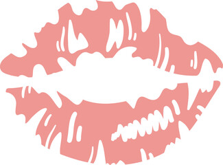 Lipstick Kiss Print