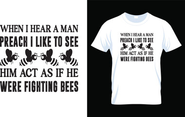 Bee t-shirt design