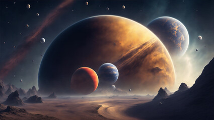 planets in universe, generative ai