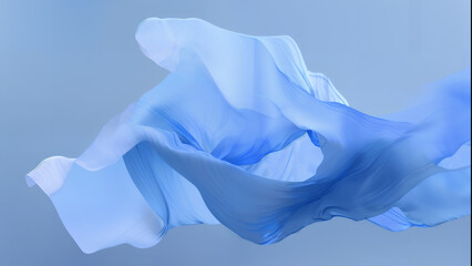 Obraz premium Blue fabric wallpaper abstract