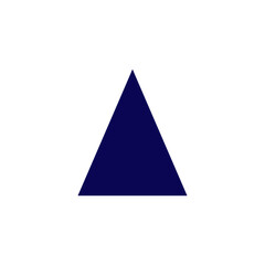 abstract blue triangle