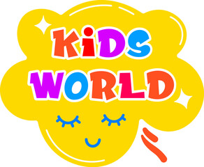 Kids World Cloud Badge