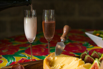 Cheese, wine and love