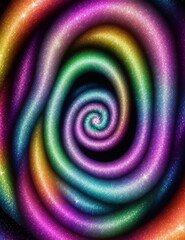 abstract spiral,generative ai