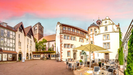 Fototapeta na wymiar Altstadt, Bad Hersfeld, Deutschland 