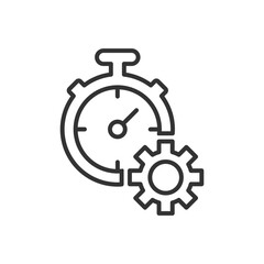 Optimization Icon - Timer Setting Icon