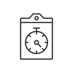 History Record Clipboard Icon