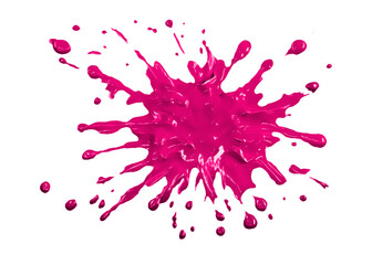 Pink Paint, Slime, Ink, Goop, Splatter Splash Texture PNG Transparent Background