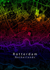 Rotterdam Netherlands City Map