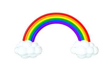 icon 3d rendered pride day month love