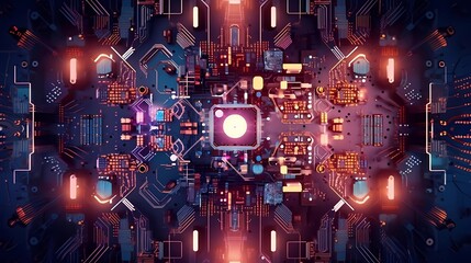Electronic circuit boards motherboard technology Generative AI