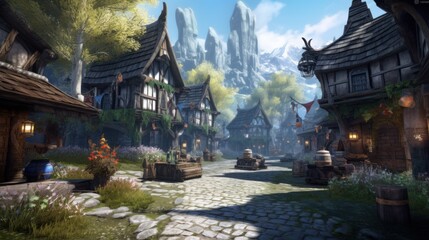 Obraz premium Beautiful Game Environment Art