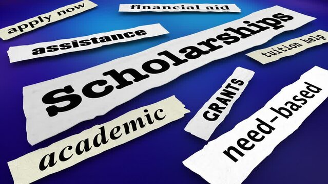 Scholarships Tuition Help Financial Aid Grants Loans News Headlines 3d Animation
