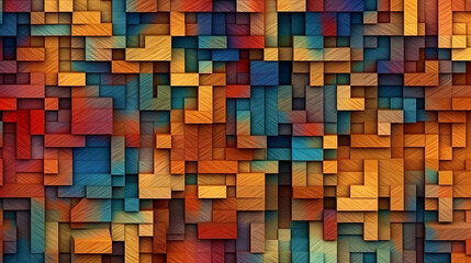 A vibrant and colorful abstract background. Generative ai