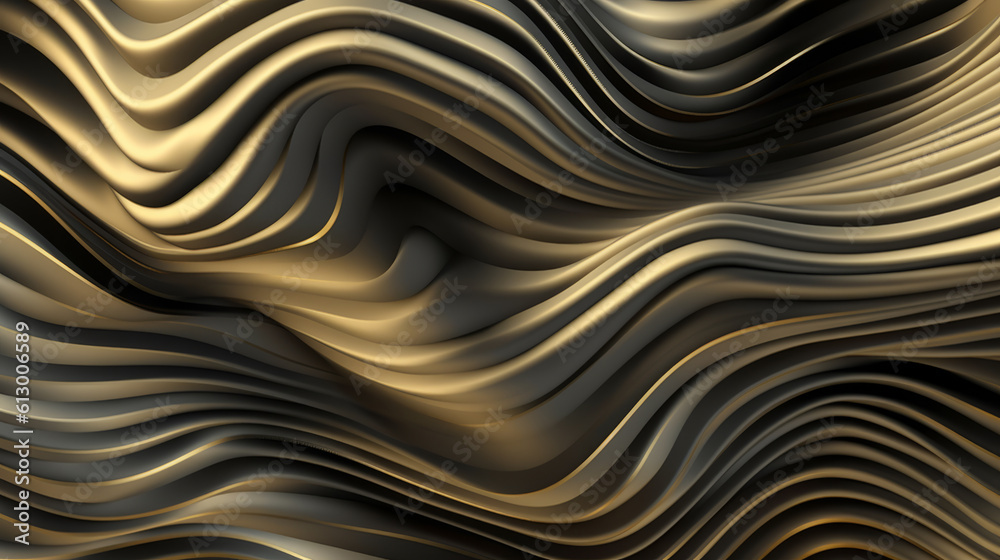 Poster A digitally created abstract art piece featuring dynamic and flowing lines. Generative ai