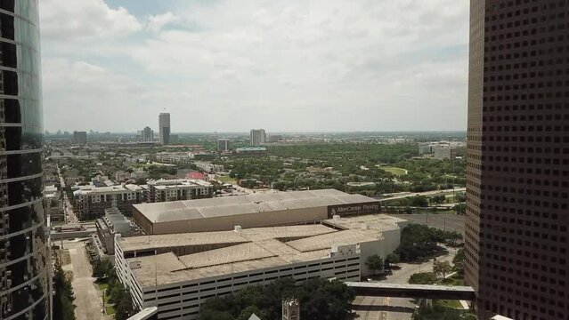Aerial Views from over Houston, Texas