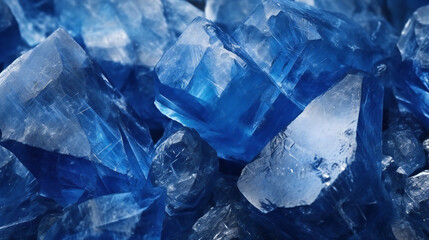 Obraz premium サファイアの原石の背景