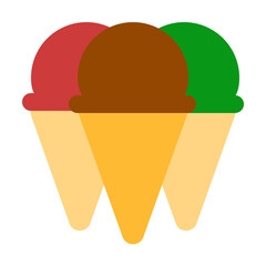 ice cream cones