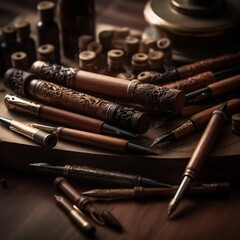 Wooden Writing Instruments Showcase Image