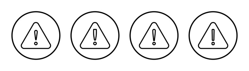 Exclamation danger sign illustration. attention sign and symbol. Hazard warning attention sign