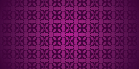 Arabic motif purple background