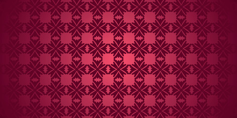 Arabic motif red background