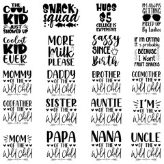 Fototapeta premium Kids SVG Design Bundle