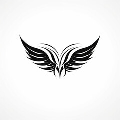 Simple wings logo