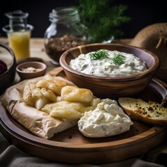 Pungent Norwegian Rakfisk with Boiled Potatoes and Flatbread