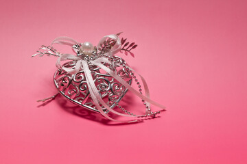 Valentine-Silver Heart