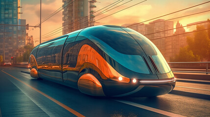 Generative AI, Journey to Tomorrow, Futuristic transportation