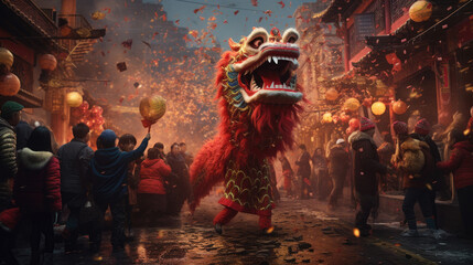 Embrace the festive spirit of the Chinese New Year , Generative Ai
