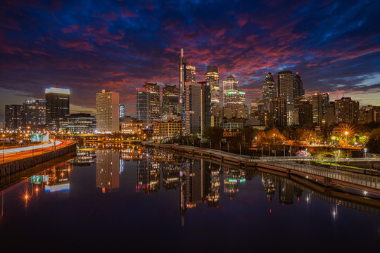 Sunrise over Philadelphia 