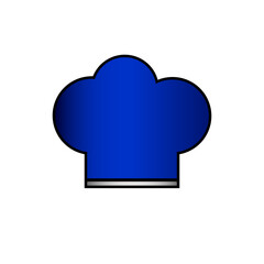 Chef hat icon on white.