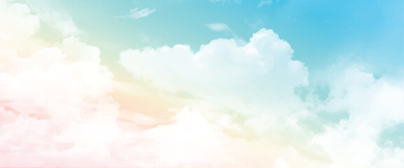 Texture of a pastel sky. Trendy image