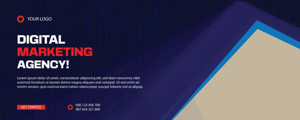 template banner new professional design 