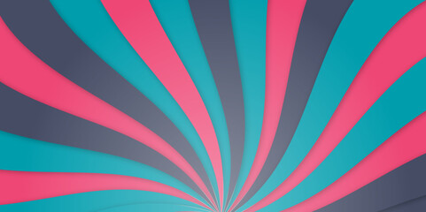 Groovy retro swirl burst, summer and carnival background. vector illustration retro grunge sunburst background template. Abstract sunburst design wallpaper for template banner business social media