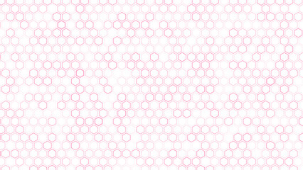 abstract binary background. Pink hexagon texture