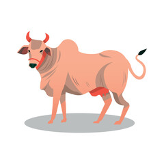 cow cattle vector illustration