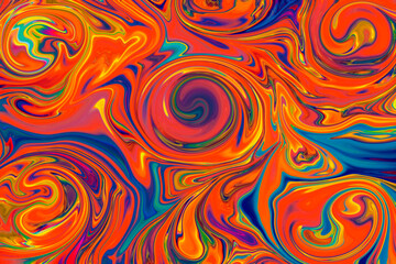Fototapeta na wymiar marbled abstrect liquid swirl colors pattern background