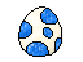 恐竜のたまごのドット絵